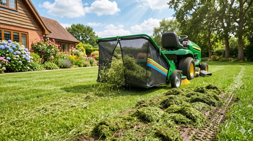 do lawn sweepers work for grass clippings
