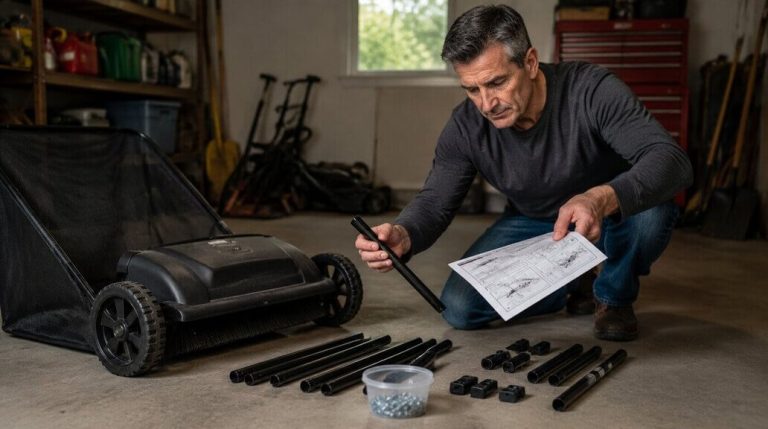 Quick Prep to Assemble Lawn Sweeper