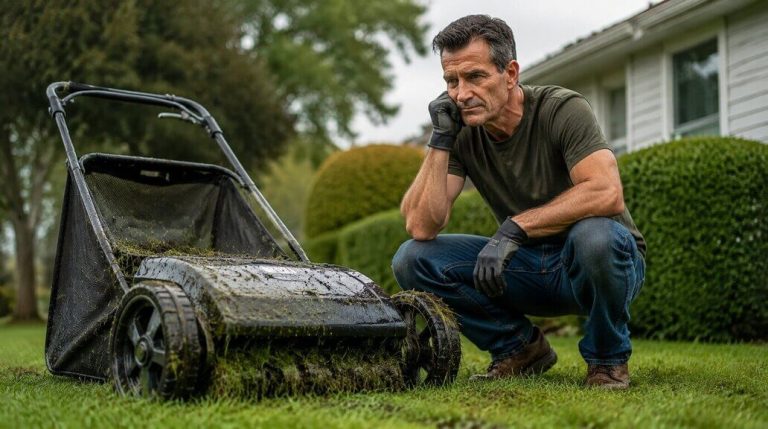 Using Sweeper on Wet Lawns
